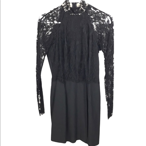 Lover Women 2 Mademoiselle Mini Dress Black Lace New with Tags Runs Small. - Picture 1 of 10